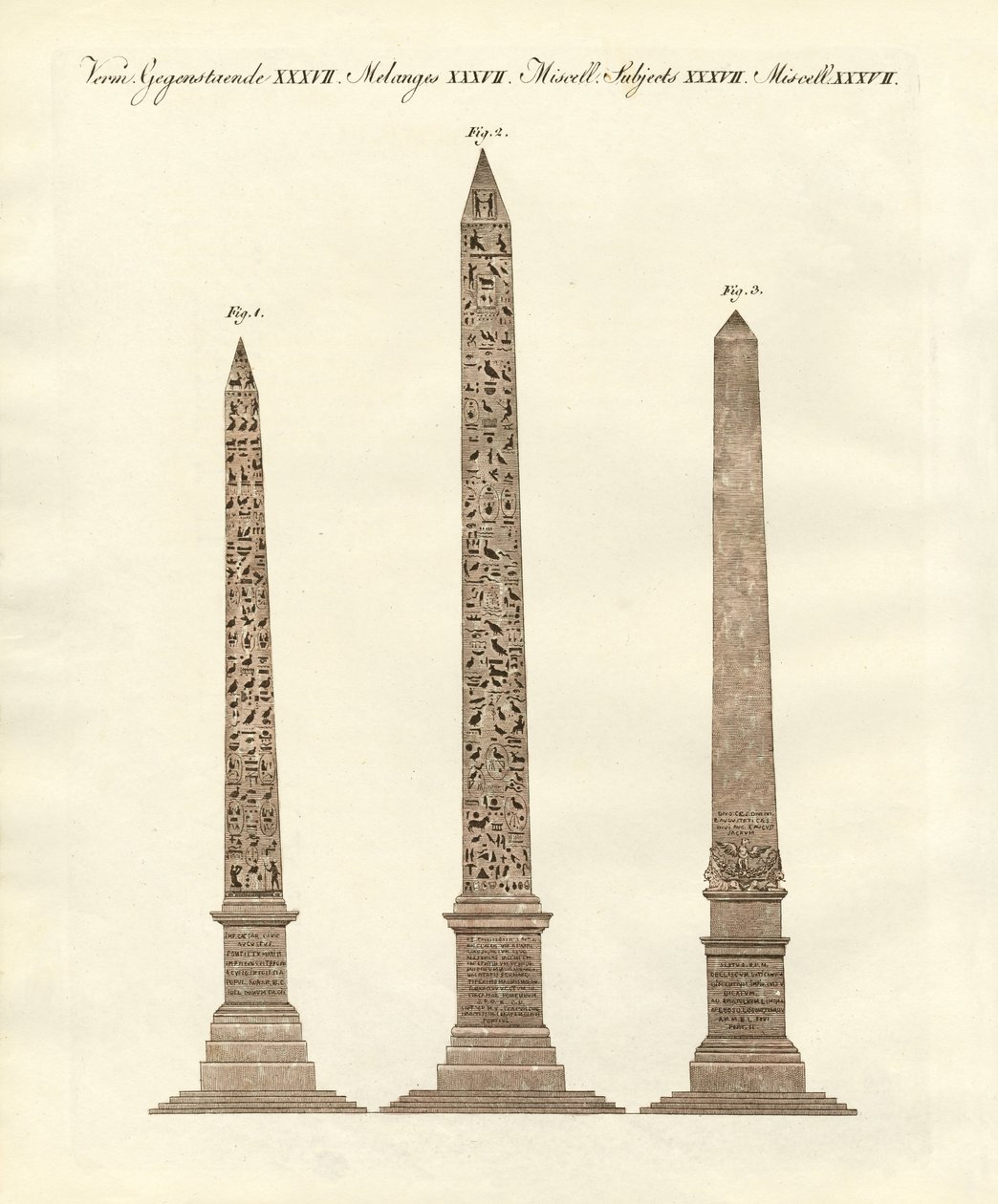 Obeliszkek és egyiptomiak alkotó: German School