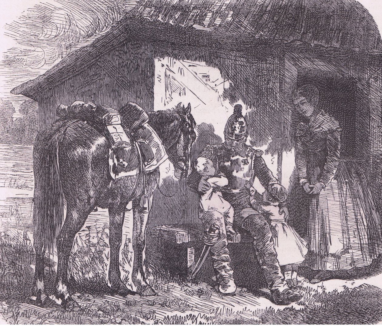 Indulás a háborúba, Cassells: A Franciaország és Németország közötti háború története, a Cassell and Company Limited, 1890 körül (litho) alkotó: German School