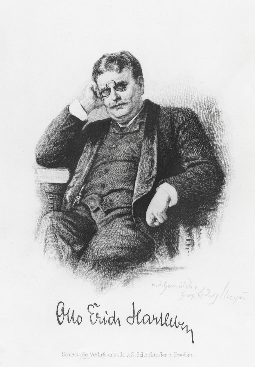 Otto Erich Hartleben (metszet) alkotó: German School