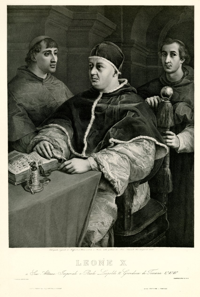 Papst Leo X. alkotó: German School