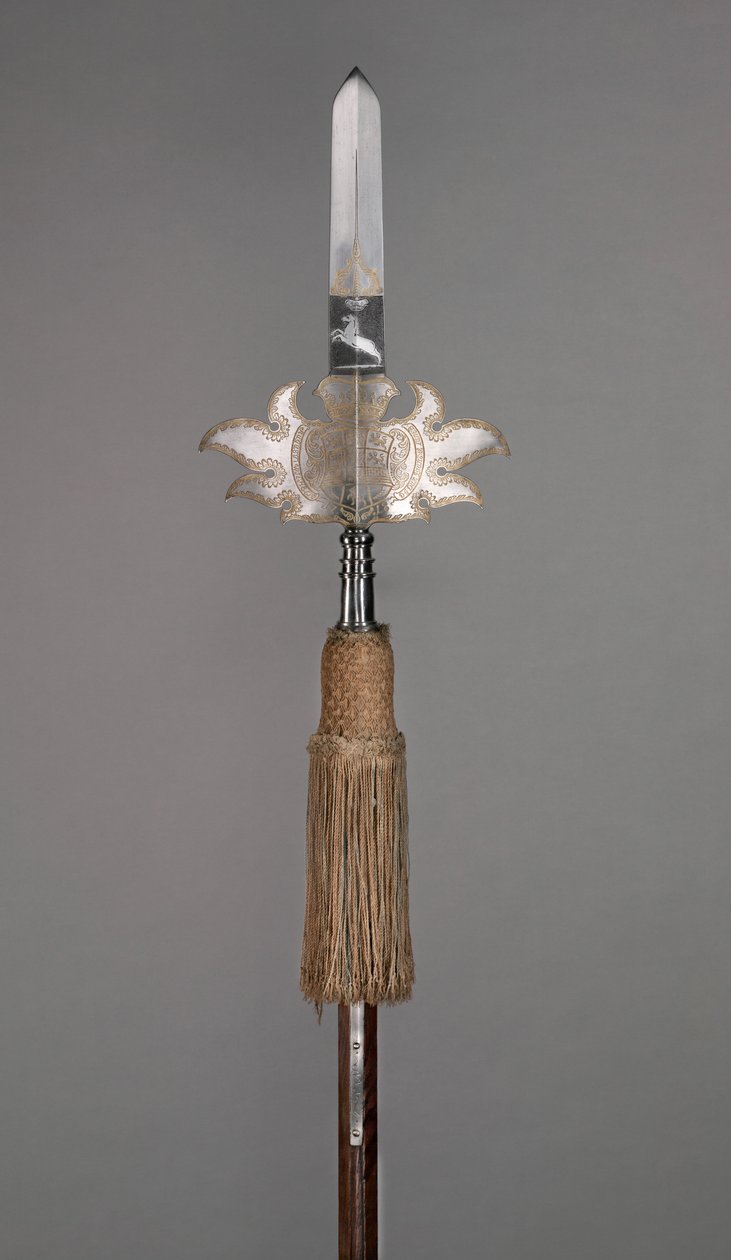 Felvonulási partizán (Augusztus Vilmos, Brunswick-Wolfenbüttel hercegének testőrségétől [1662-1731]) alkotó: German School