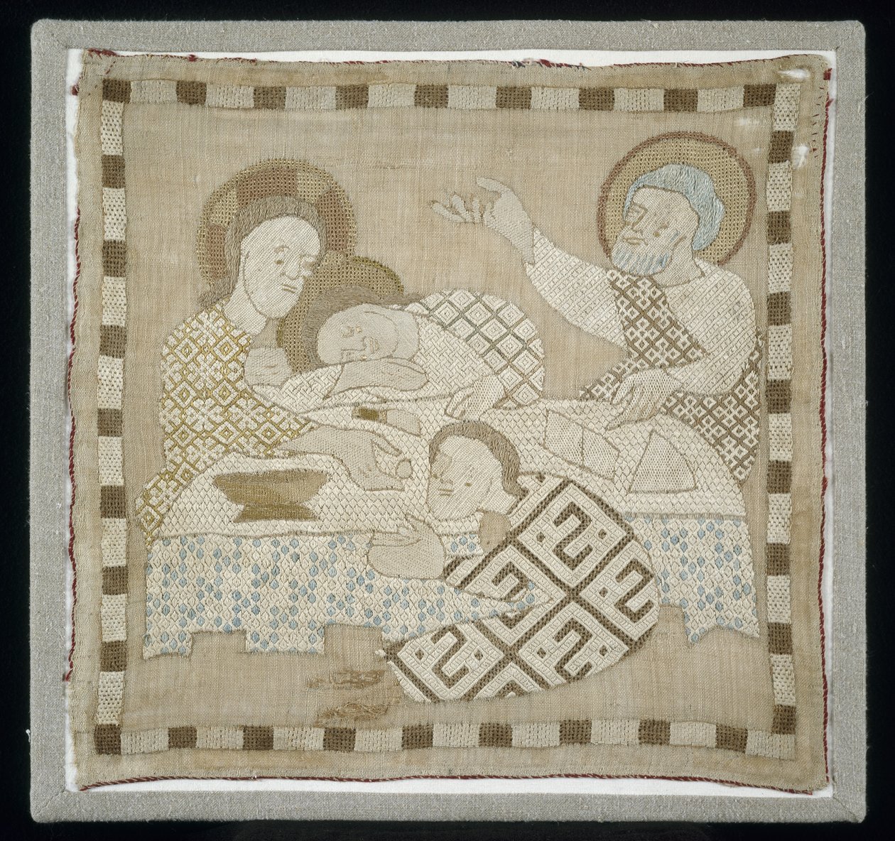 Az utolsó vacsorát ábrázoló Anteppendium része, 1300-10 alkotó: German School