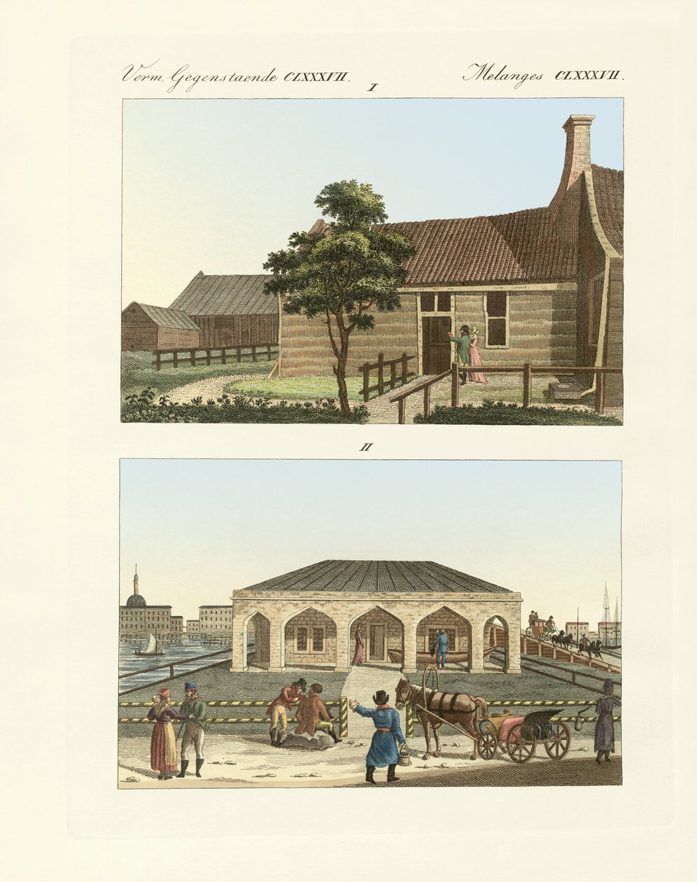 Nagy Péter asztalosként (színes metszet) alkotó: German School