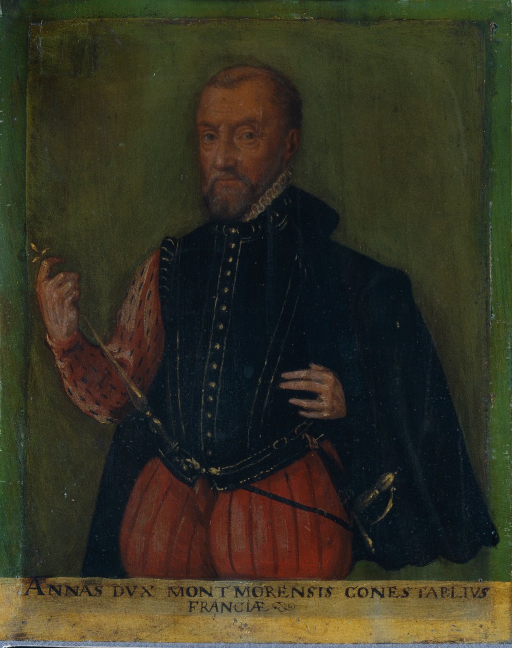 Anna Montmorency hercegének, Franciaország rendőrének portréja alkotó: German School