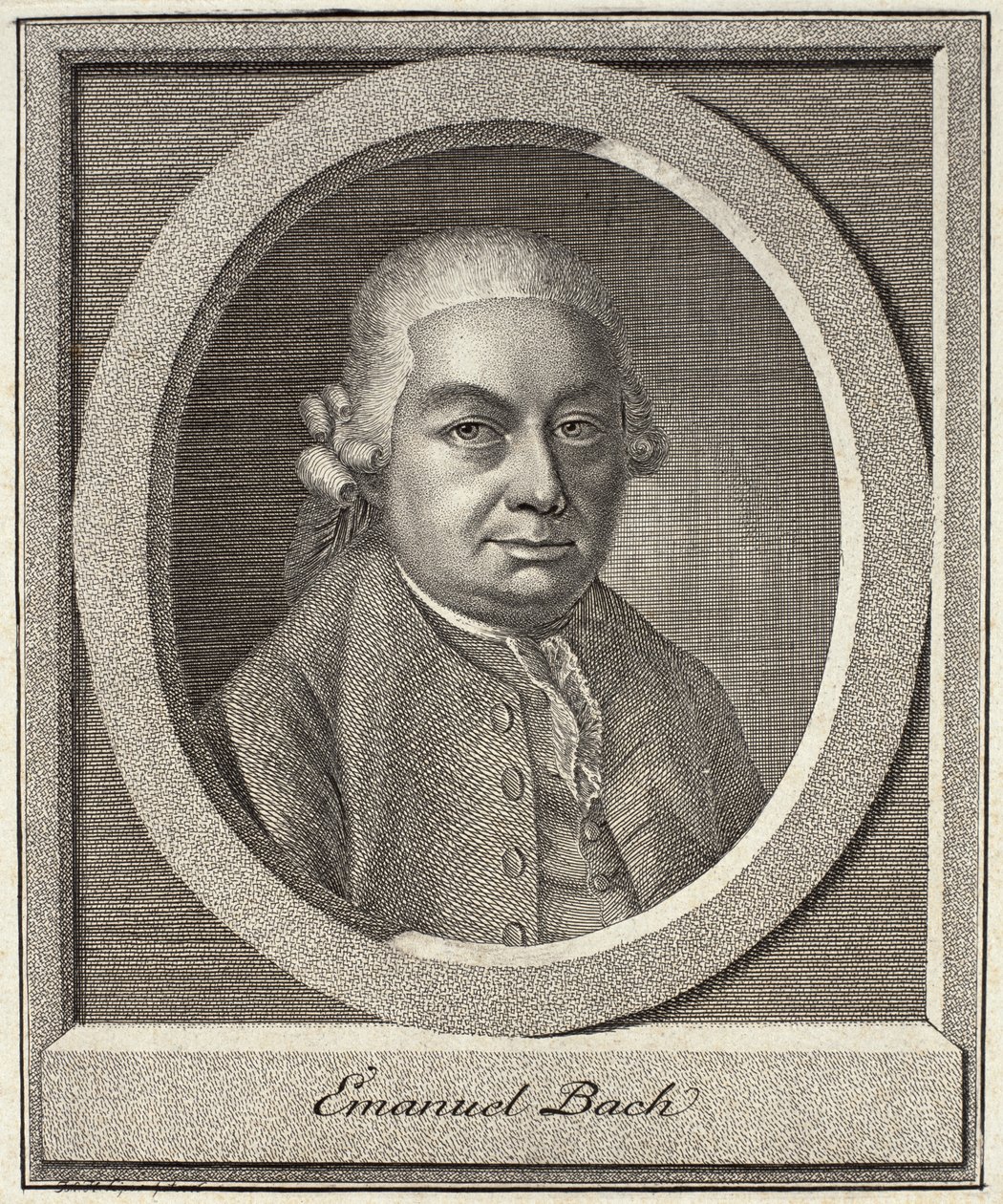 Carl Philipp Emanuel Bach (1714-88) portréja alkotó: German School