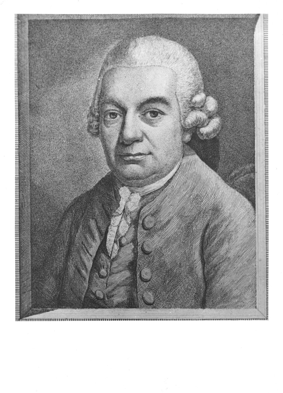 Carl Philipp Emanuel Bach (1714-88) portréja alkotó: German School