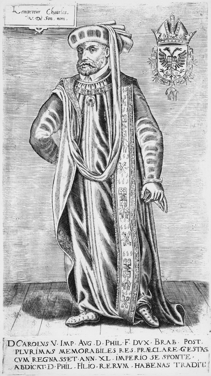 V. Károly (1500-1558), római római császár portréja alkotó: German School