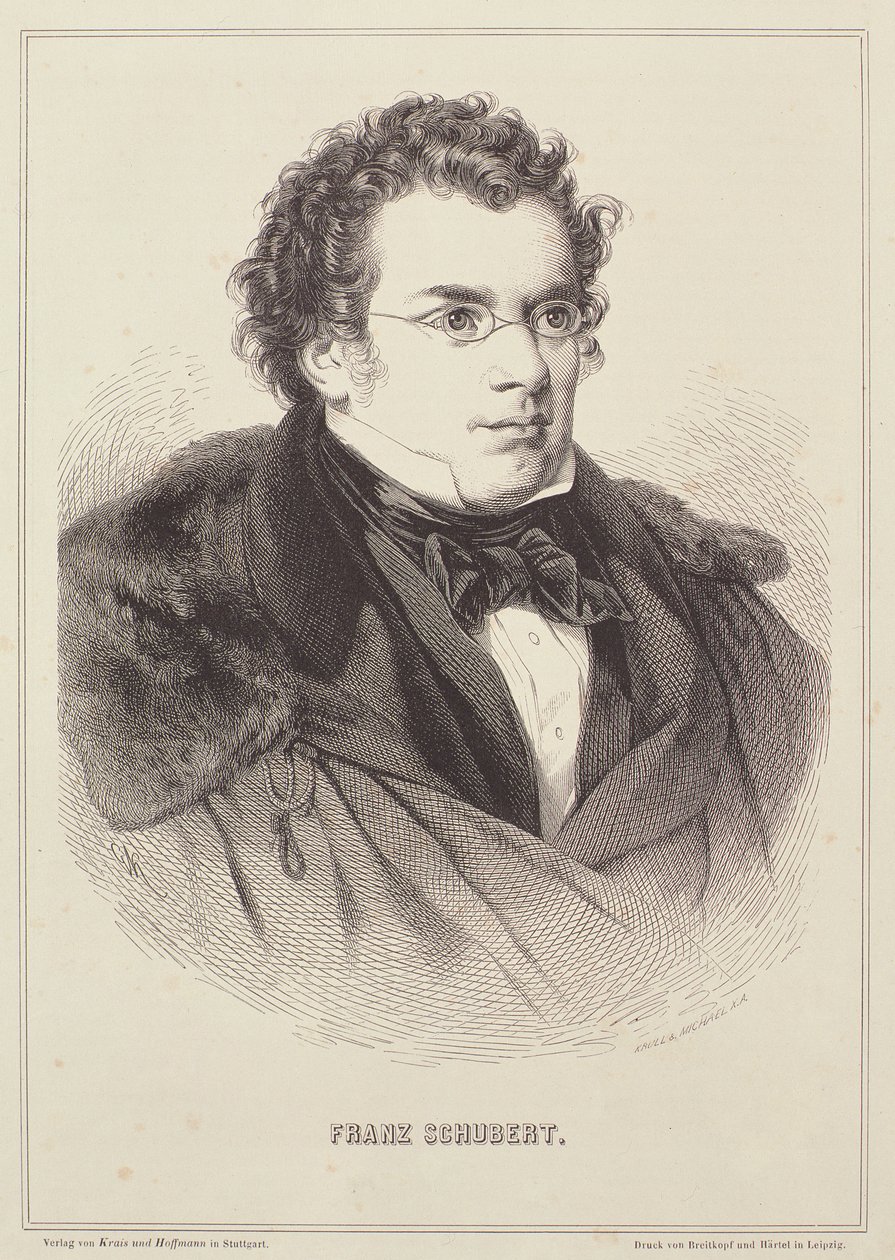 Franz Schubert (1768-1827) portréja alkotó: German School