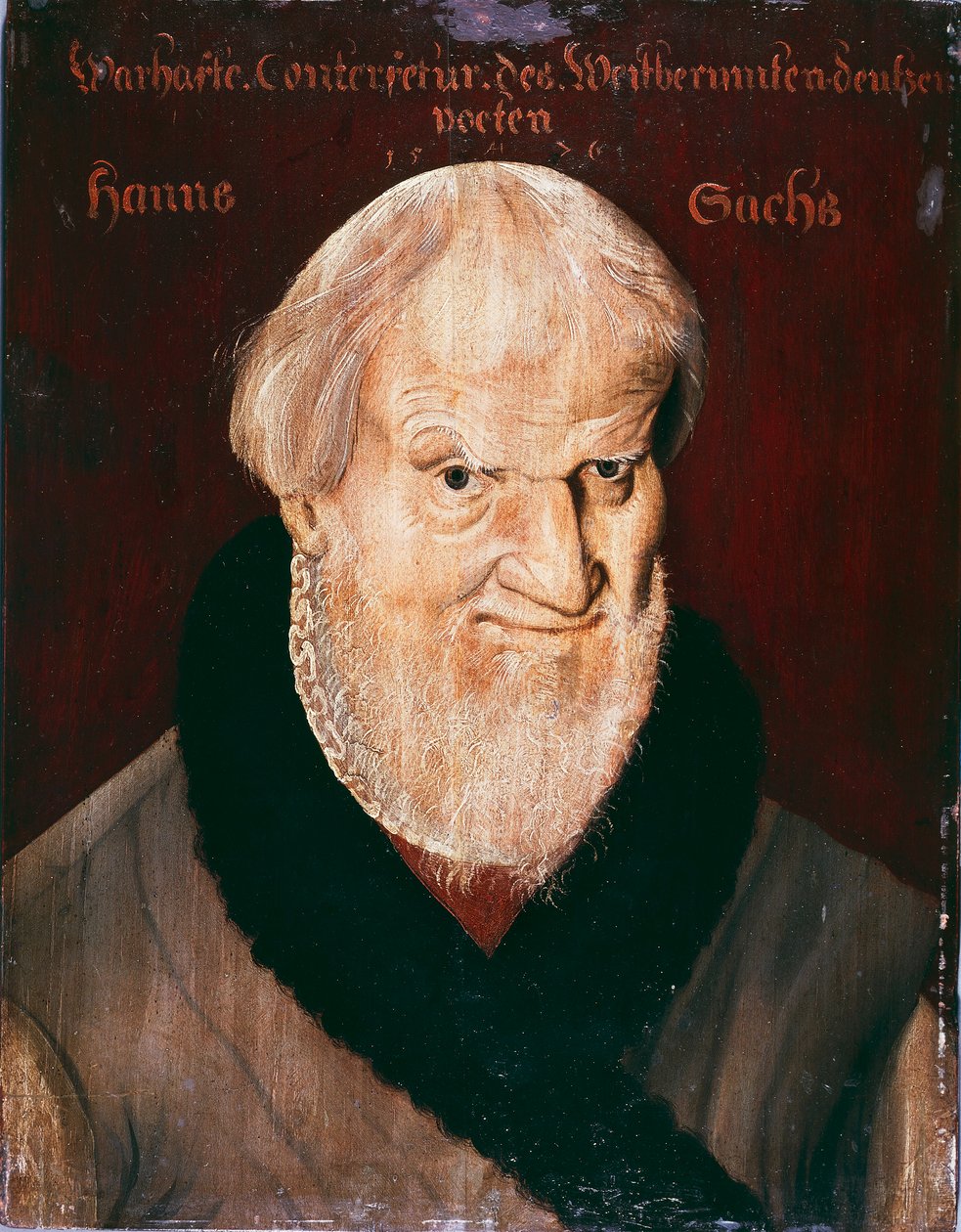 Hans Sachs portréja (olaj, vászon) alkotó: German School