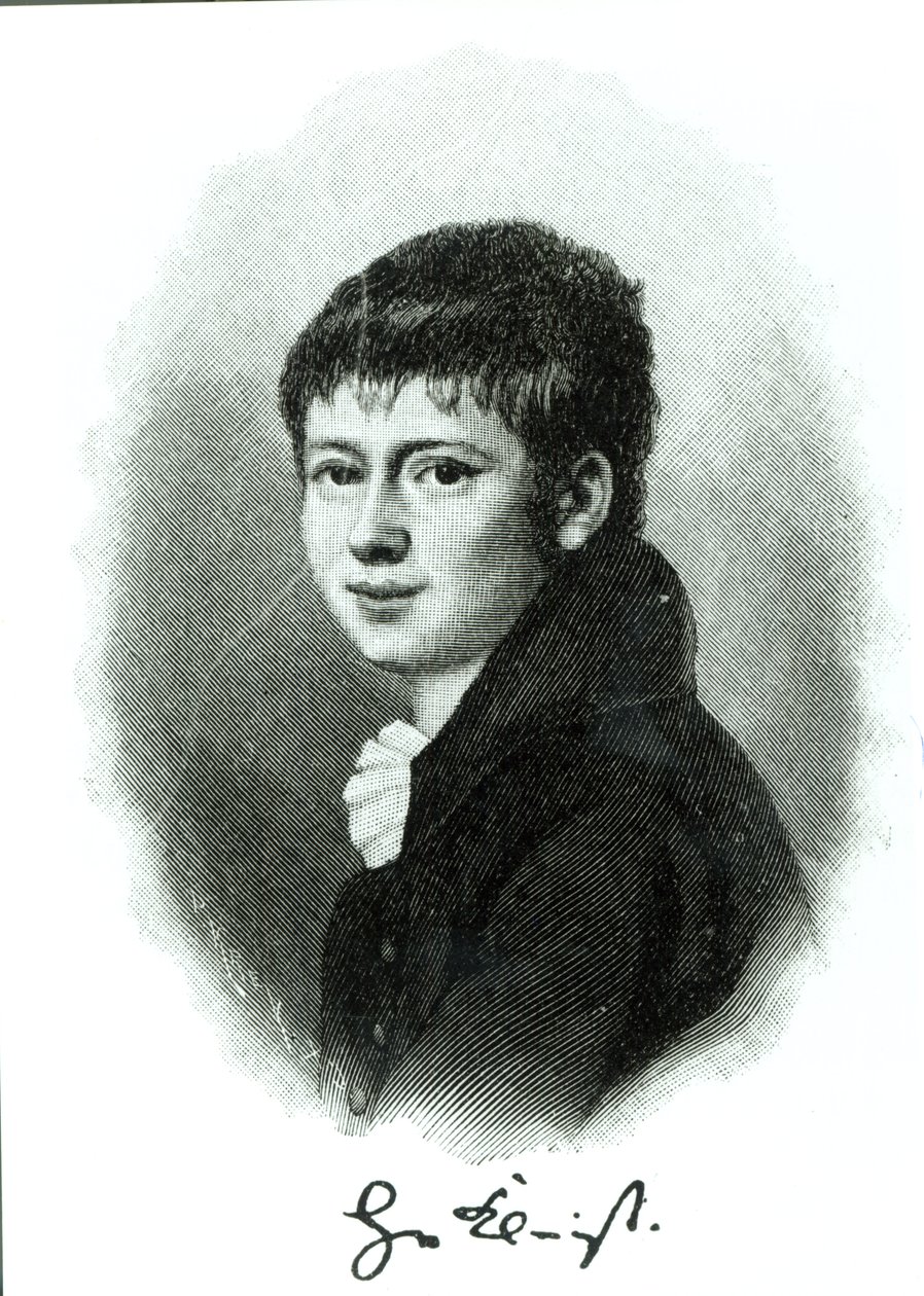 Heinrich von Kleist gyermekkori portréja alkotó: German School
