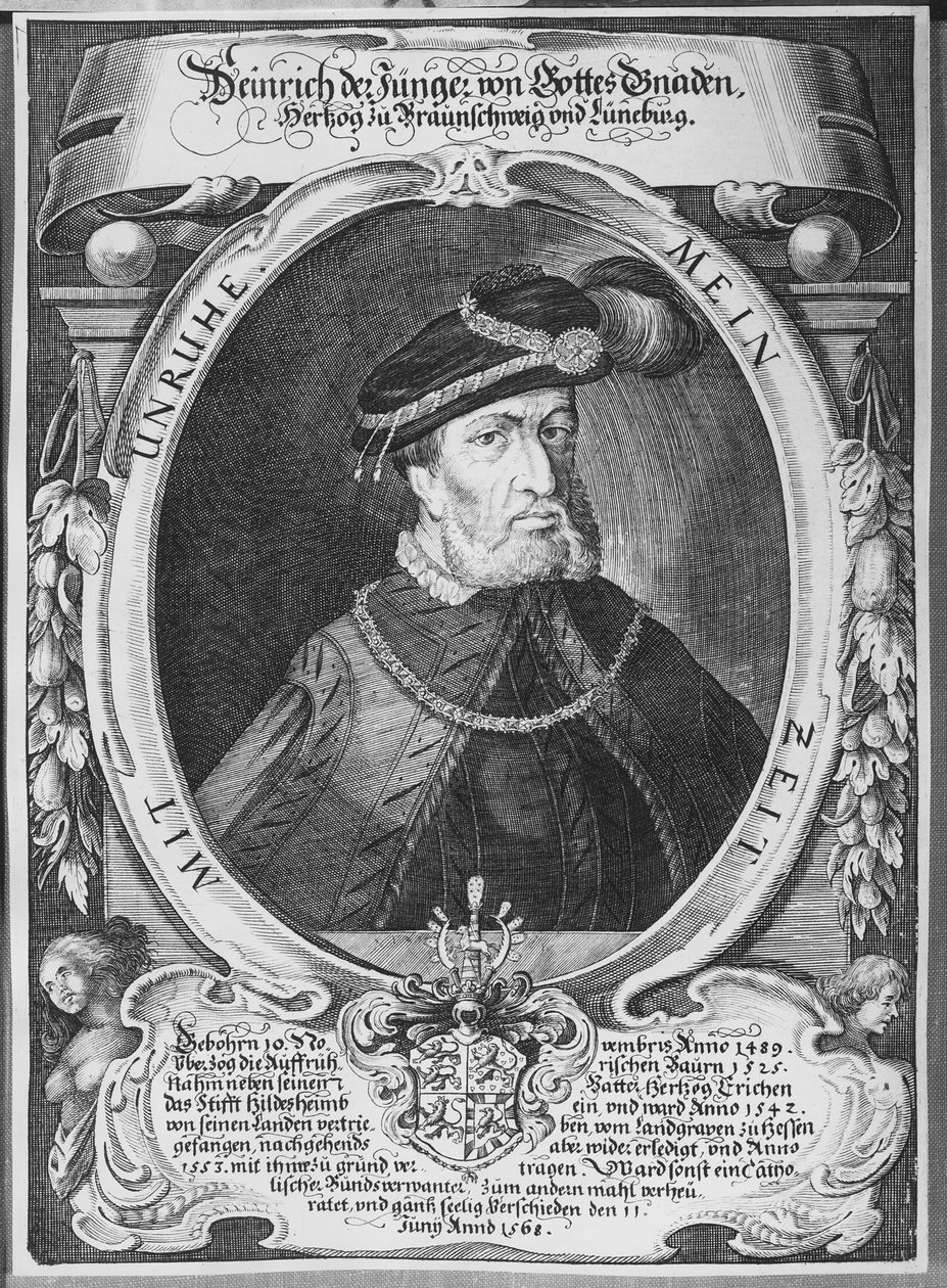 Ifjabb Henrik (1489-1568), Brunswick és Luneburg herceg portréja alkotó: German School