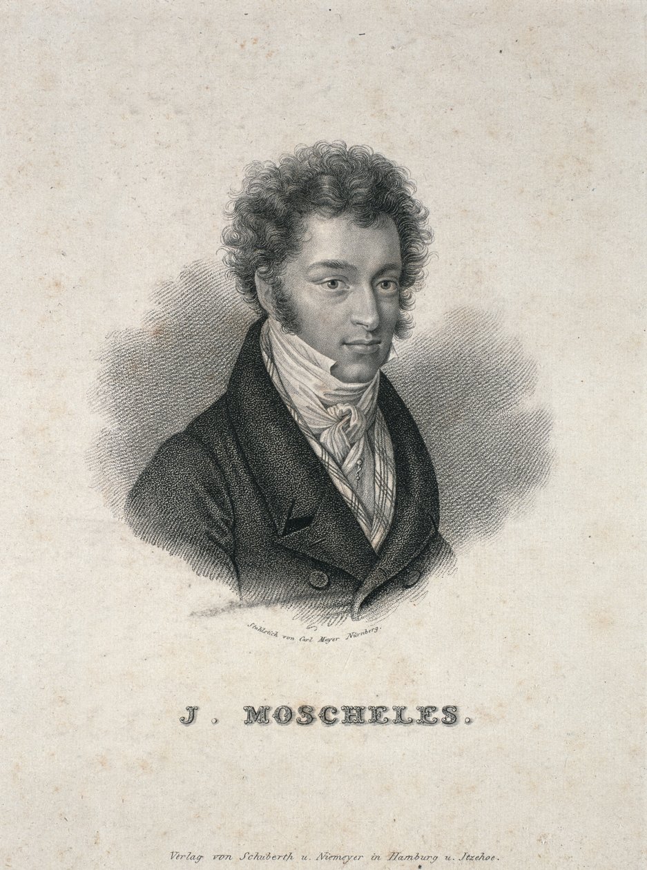 Moscheles Ignác portréja (1794-1870) alkotó: German School