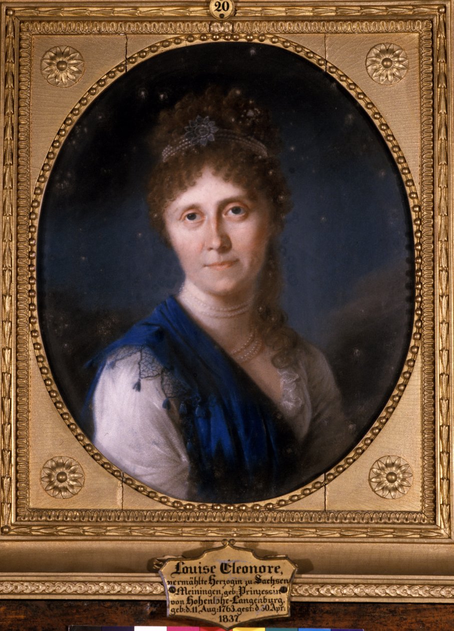 Louise Eleonore portréja, 1800 alkotó: German School