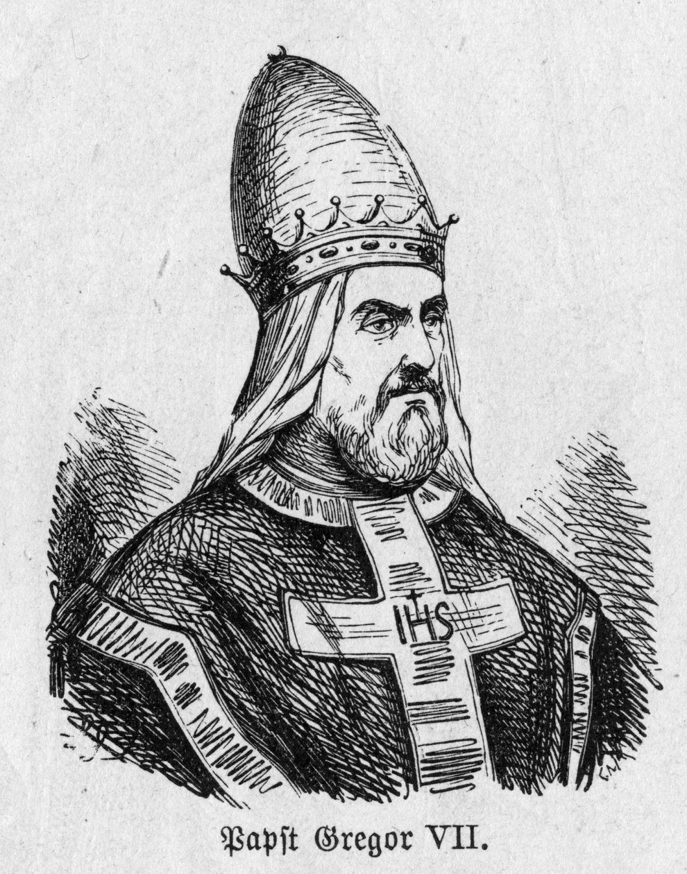 VII. Gergely pápa portréja (Hildebrand alkotó: German School