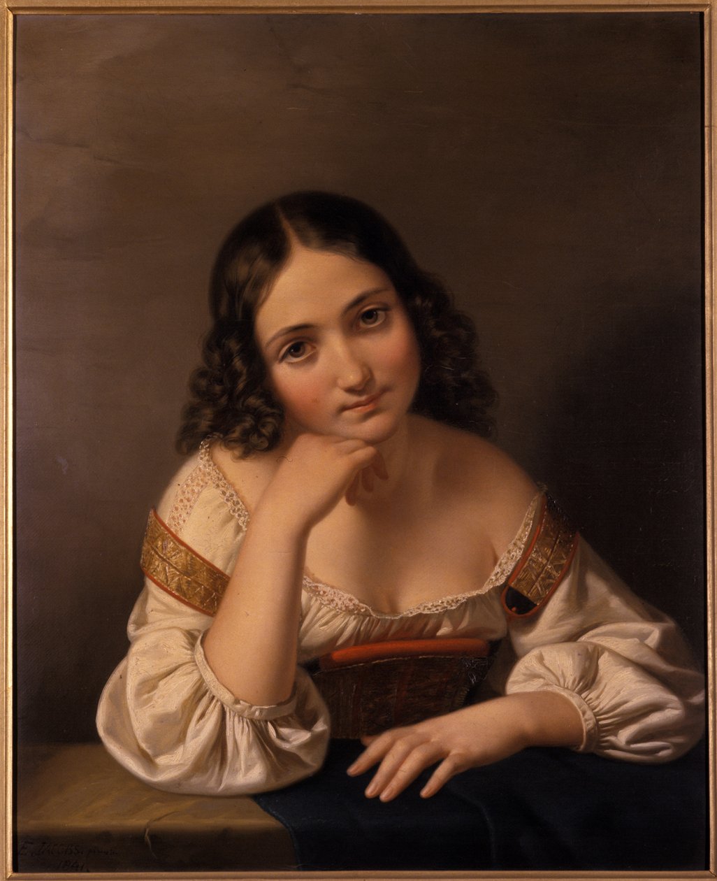 Fiatal nő portréja, 1801-1900 alkotó: German School