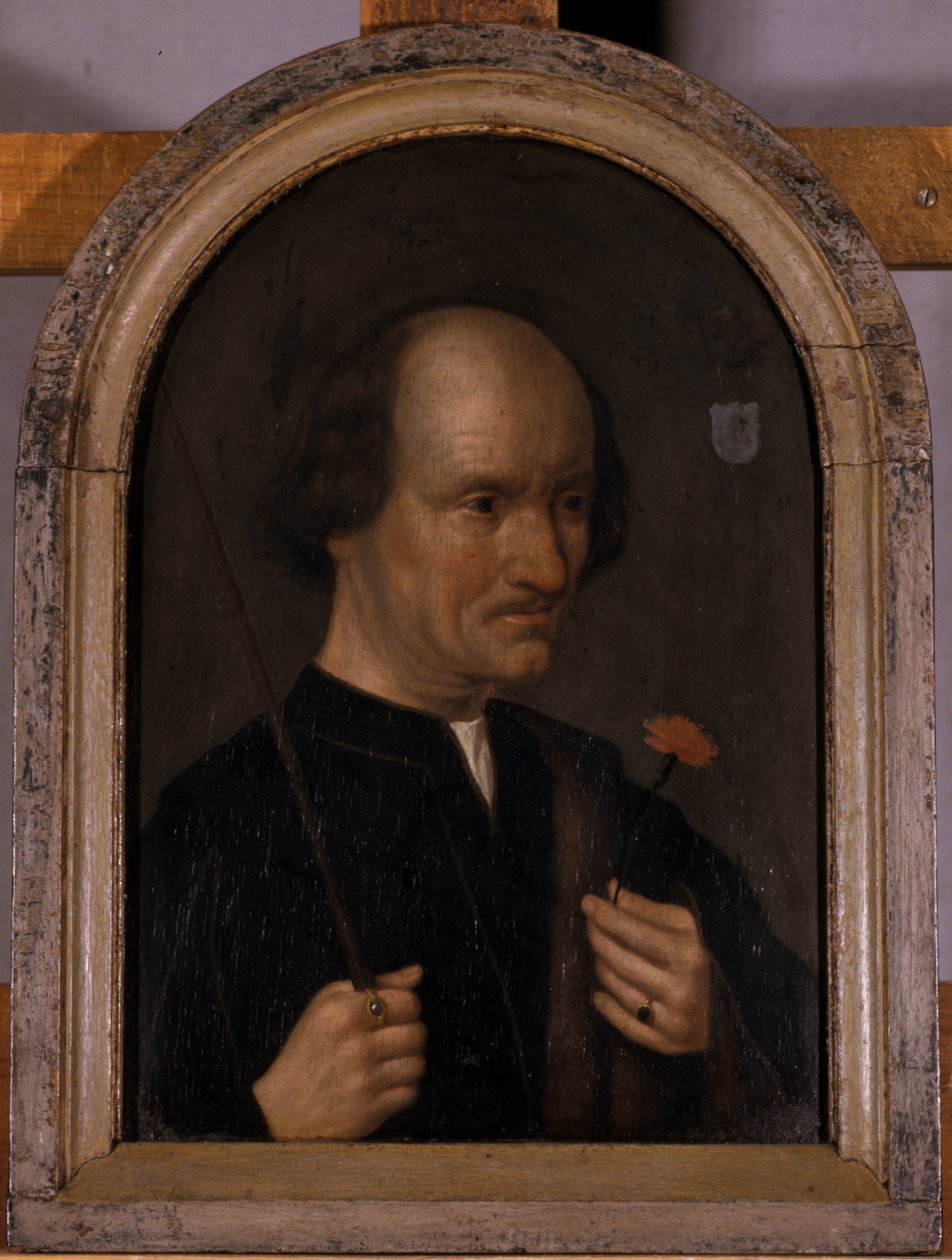 Egy idős, szakálltalan férfi portréja, 1501-1600 alkotó: German School