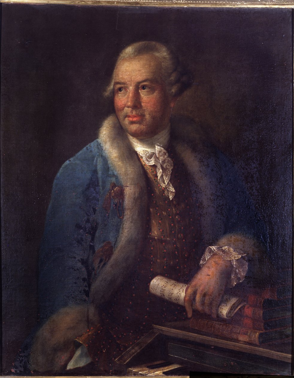 Christoph Willibald Gluck német zeneszerző portréja alkotó: German School