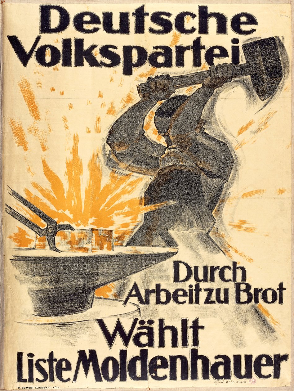 A Német Néppárt plakátja alkotó: German School