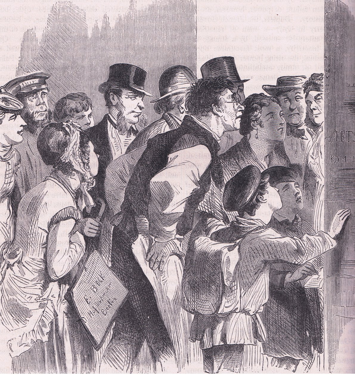 A berlini híreket olvasva, Cassells: A Franciaország és Németország közötti háború története, Cassell and Company Limited, 1890 körül (litho) alkotó: German School