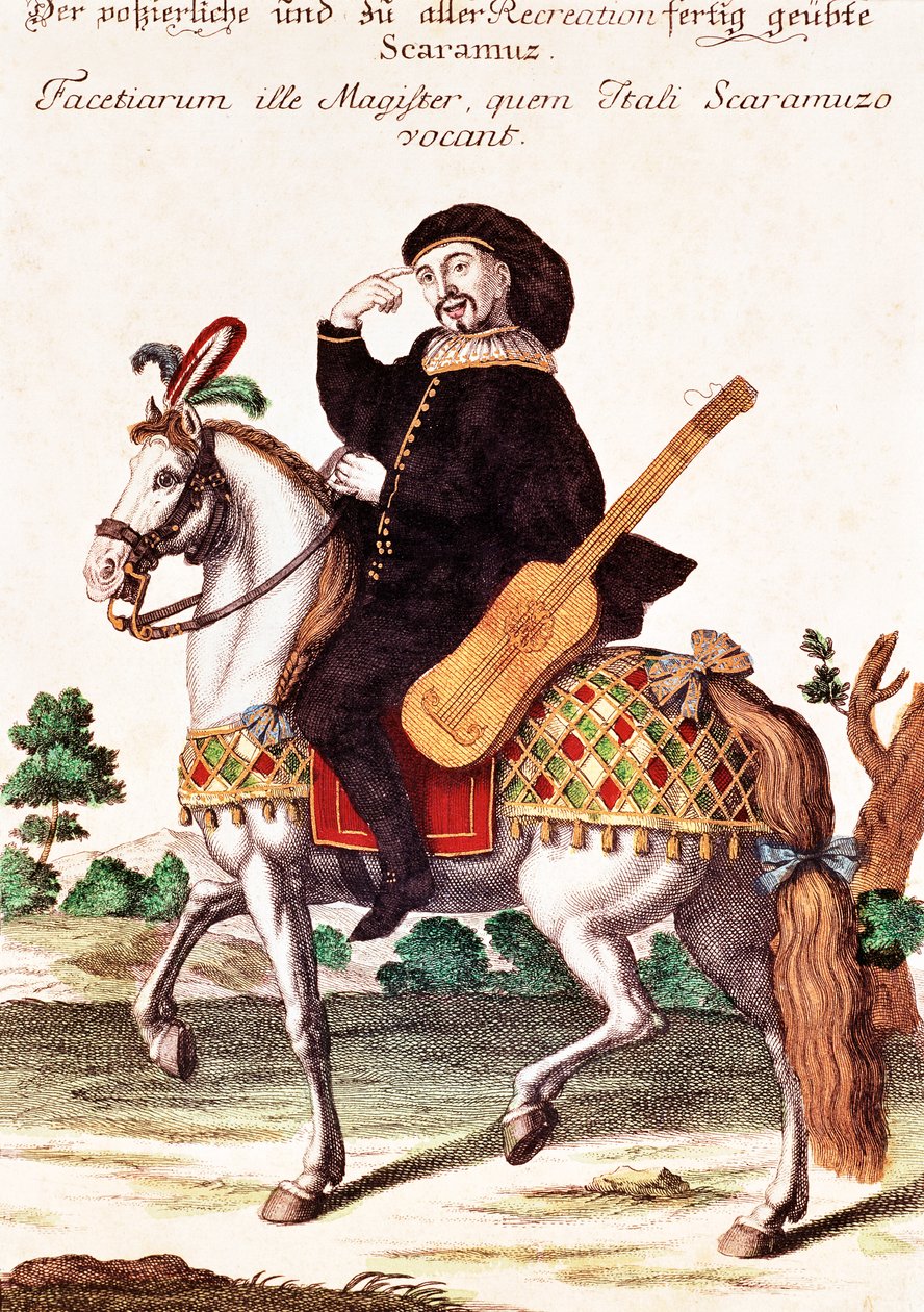Scaramouche lóháton alkotó: German School