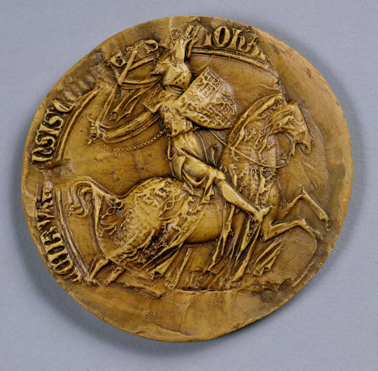 I. János (1296-1346) luxemburgi, cseh király pecsétje alkotó: German School