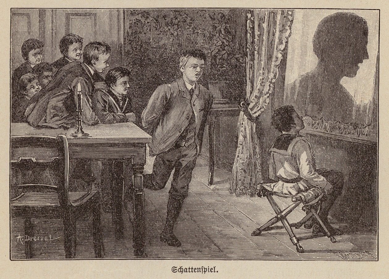 Árnyjáték (vésés) alkotó: German School