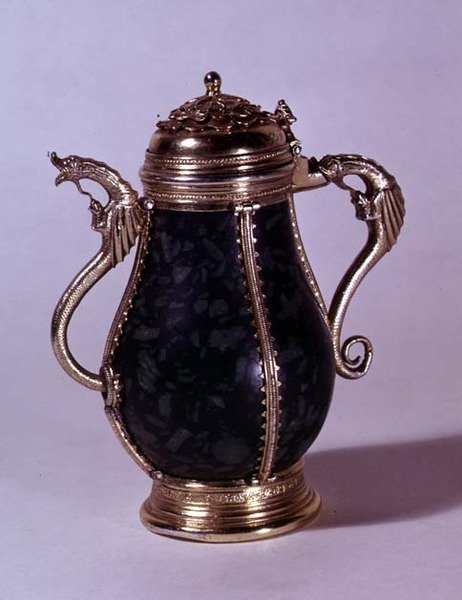 Ezüstözött, aranyozott kehely, 1489 körüli (ezüst) alkotó: German School