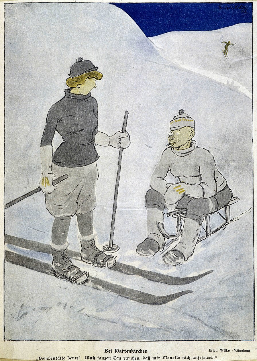 Sí és szánkó - német sajtó alkotó: German School
