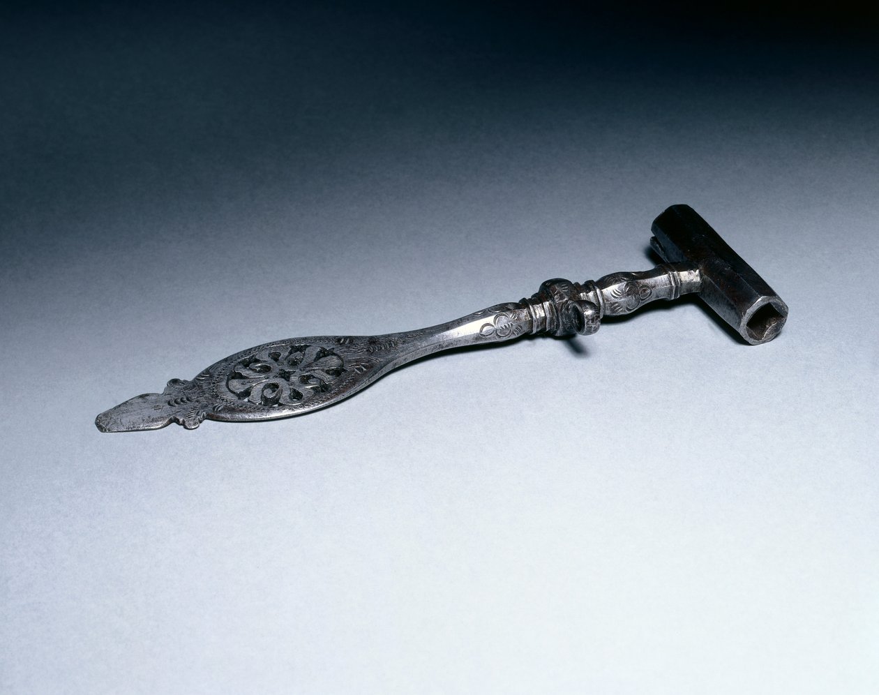 Kulcs kerékzáras pisztolyhoz, 1600-50 körül alkotó: German School