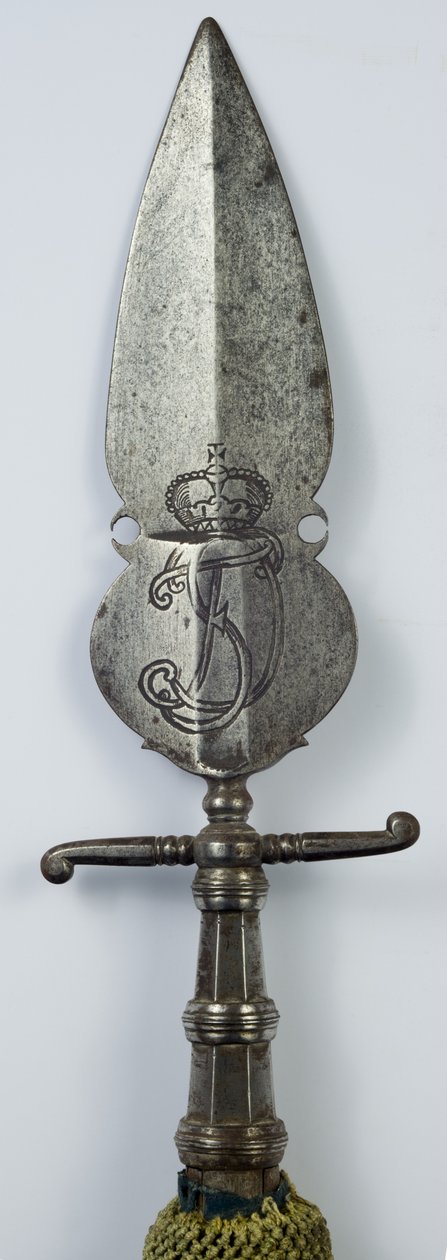 Spontoon, 1725-50 körül (vas, fa és textil) alkotó: German School