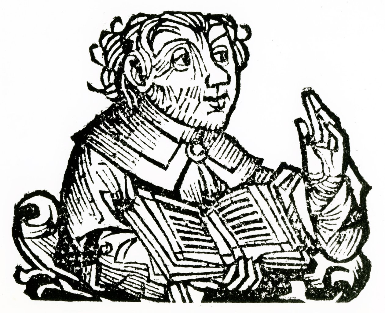 St. Alchimus, Hartmann Schedel (1440-1514) „Liber Chronicarum” című művéből alkotó: German School