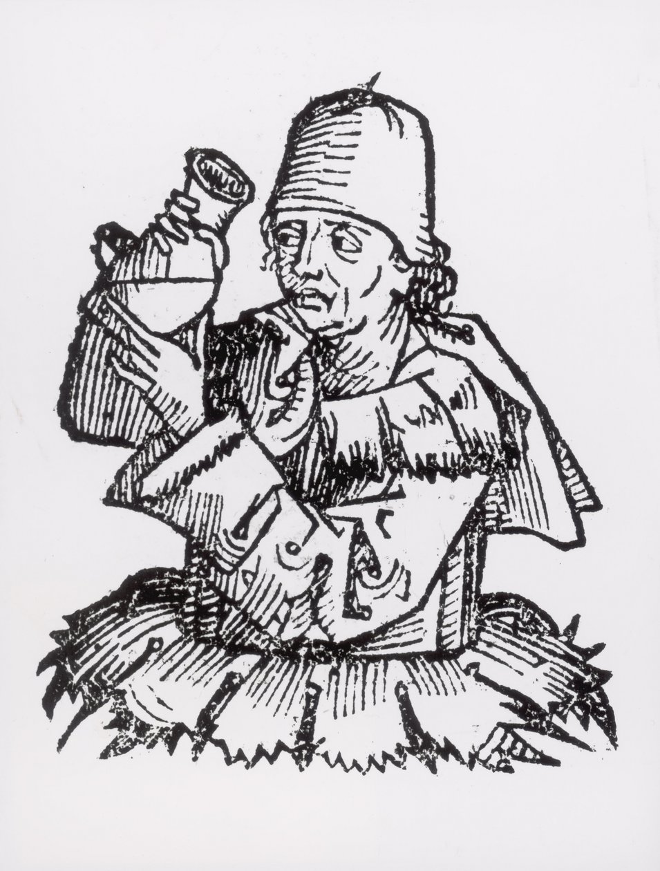 Szent Antal (1195-1231) Hartmann Schedel (1440-1514) „Liber Chronicarum” című művéből, 1493 alkotó: German School