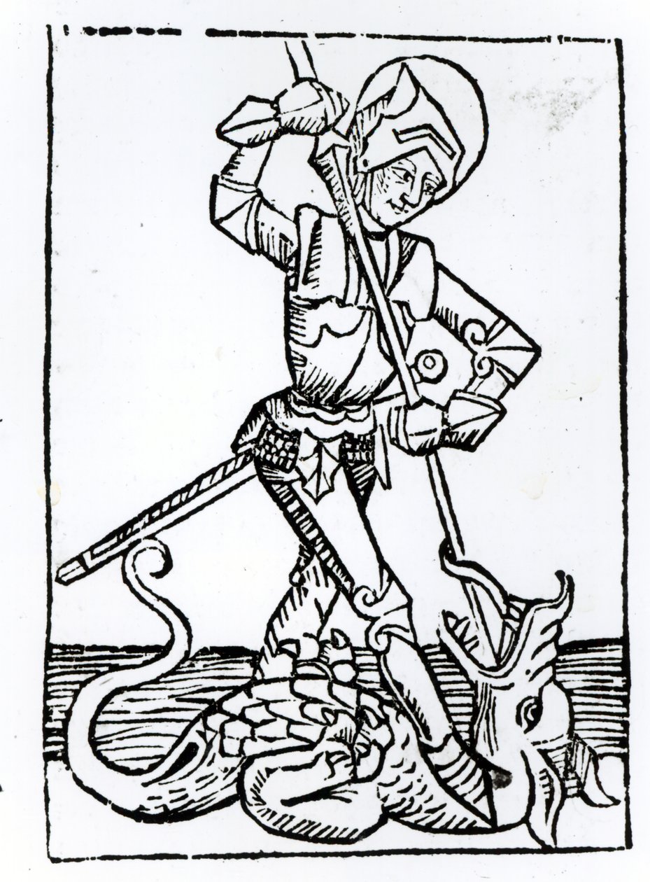 Szent György, Hartmann Schedel (1440-1514) „Liber Chronicarum”-jából, 1493 alkotó: German School
