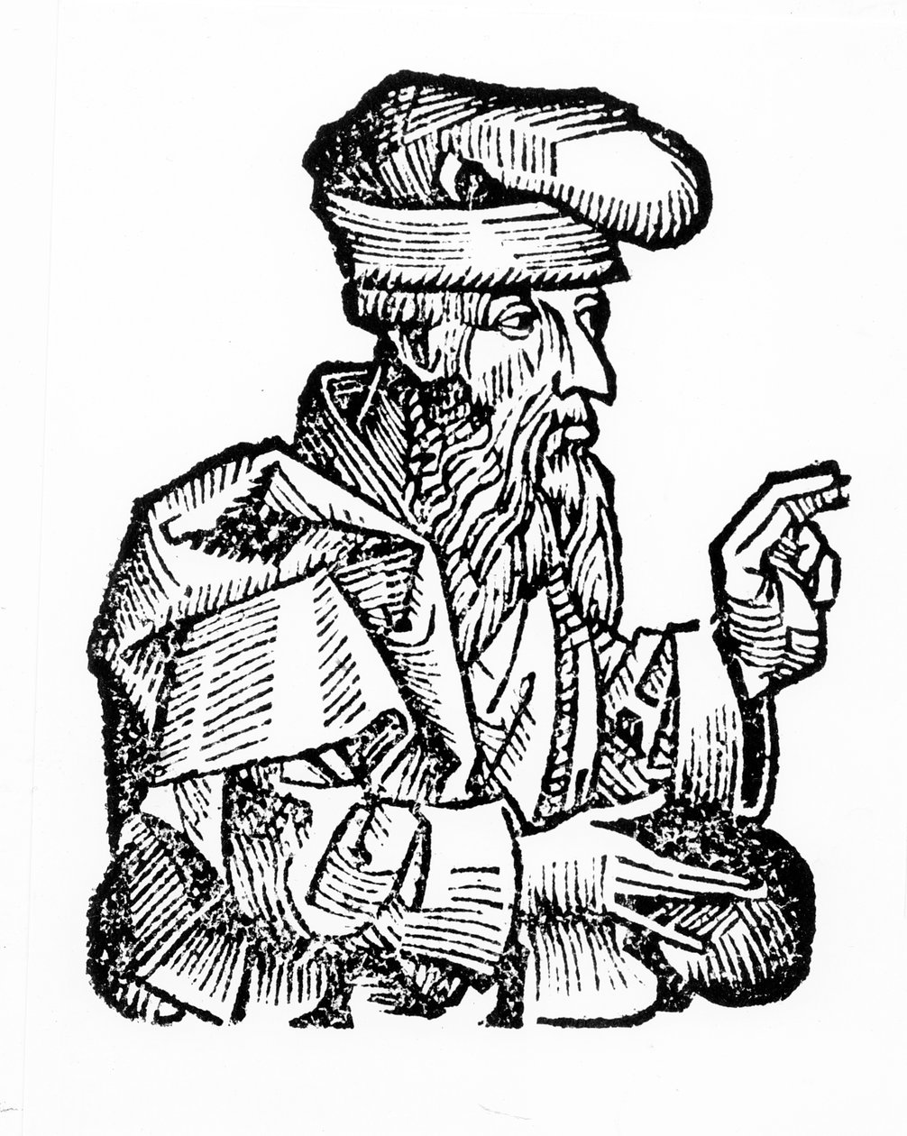 St. Pogius, Hartmann Schedel (1440-1514) „Liber Chronicarum” című művéből, 1493 alkotó: German School