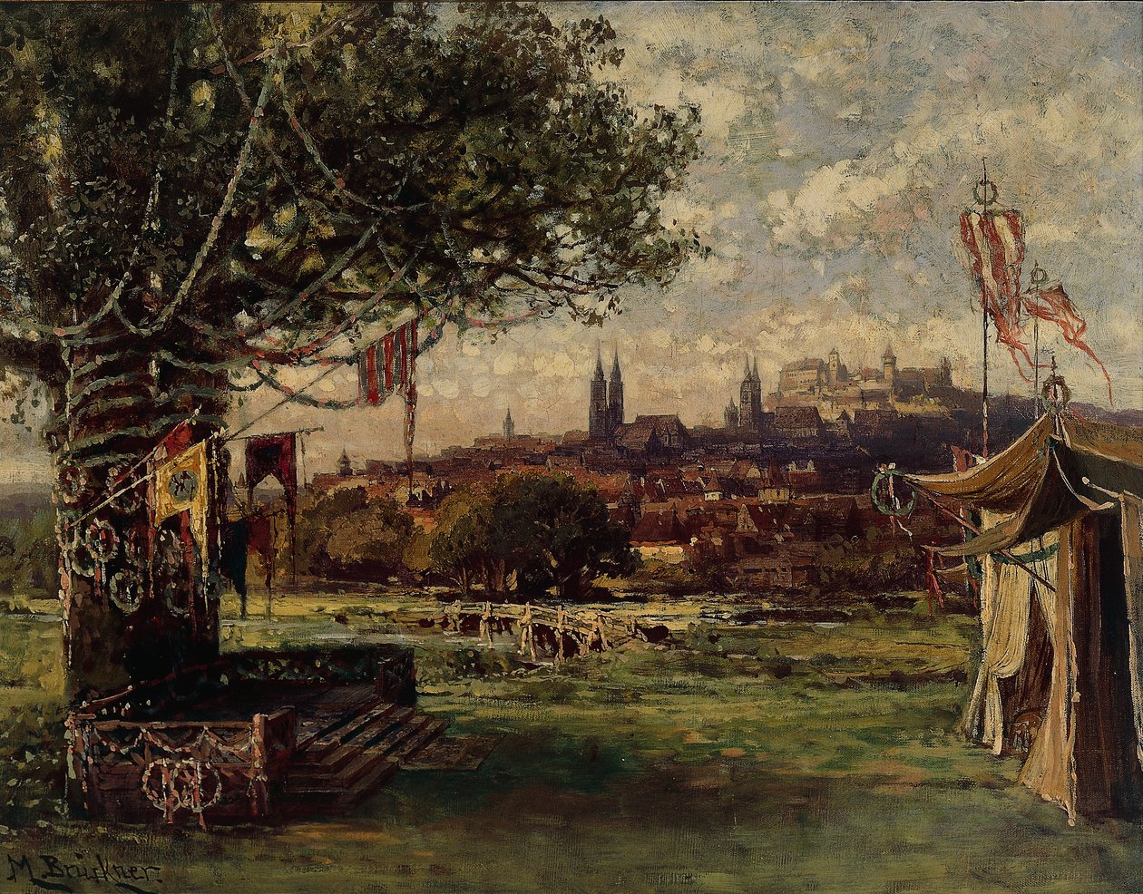 A Szent János-ünnep utóhatásai, 5. jelenet Richard Wagner „Die Meistersinger” című művéből alkotó: German School