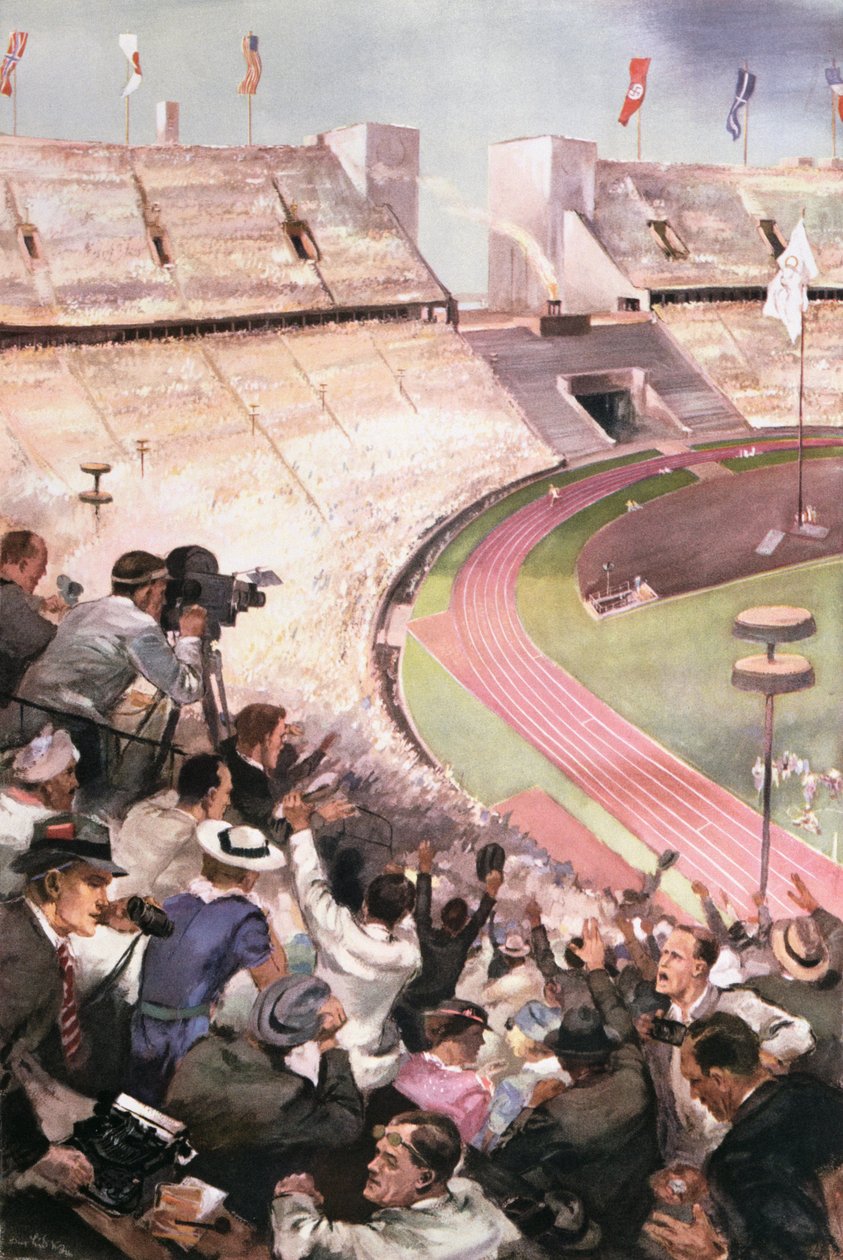 Berlini Olimpiai Játékok, Berliner Illustrierte Zeitung, 1936 alkotó: German School