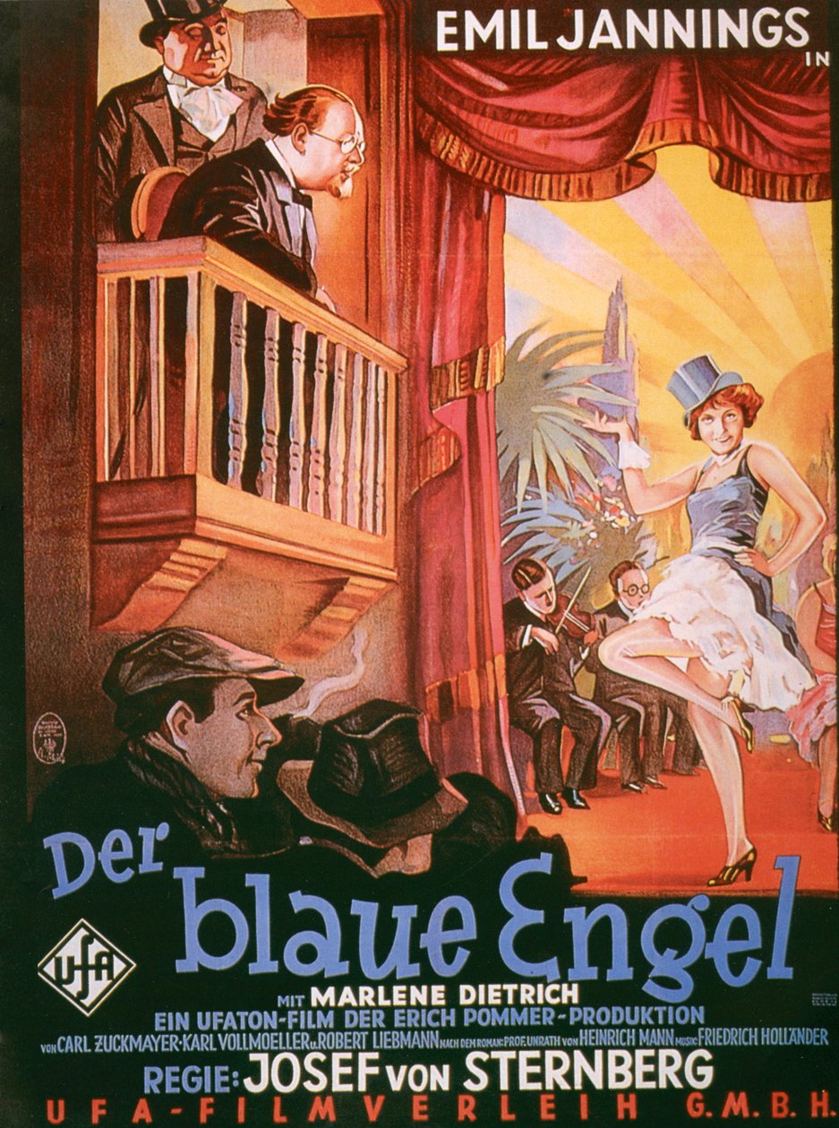 A kék angyal filmplakát alkotó: German School
