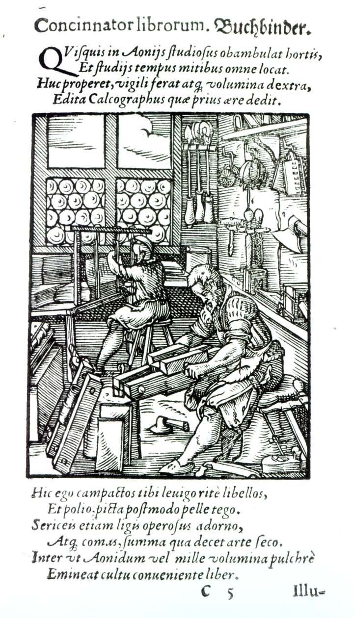 A könyvkötő, kiadó: Hartman Schopper alkotó: German School