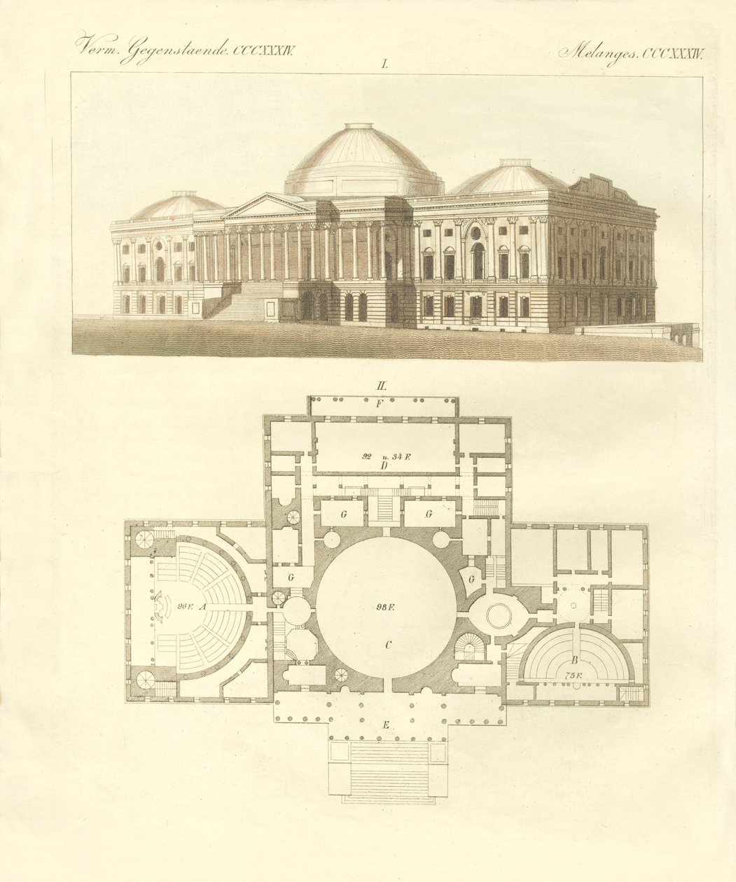 Az Egyesült Államok Capitoliuma Washingtonban (színes metszet) alkotó: German School
