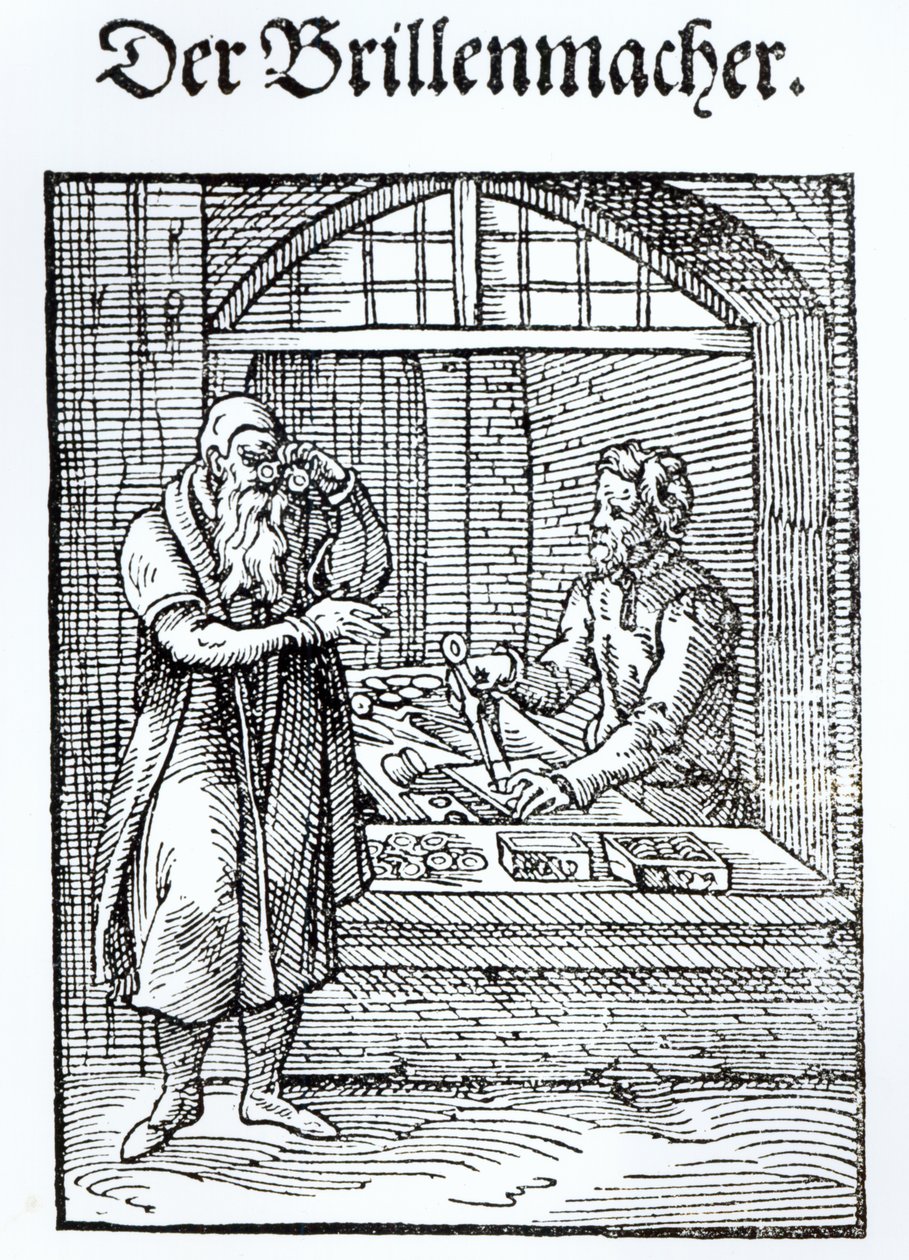 A Szemüvegkészítő, kiadó: Hartman Schopper alkotó: German School