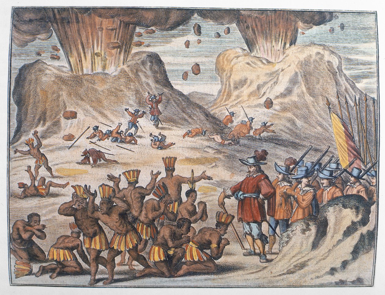 Cortes utazása Tenochtitlanba 1521-ben alkotó: German School