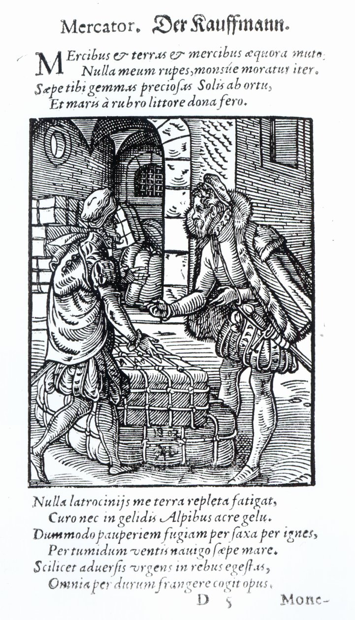 A kereskedő, kiadó: Hartman Schopper alkotó: German School