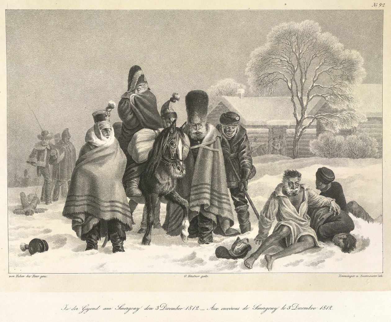 A visszavonulás Moszkvából, 1812. december 3., Illusztráció a 