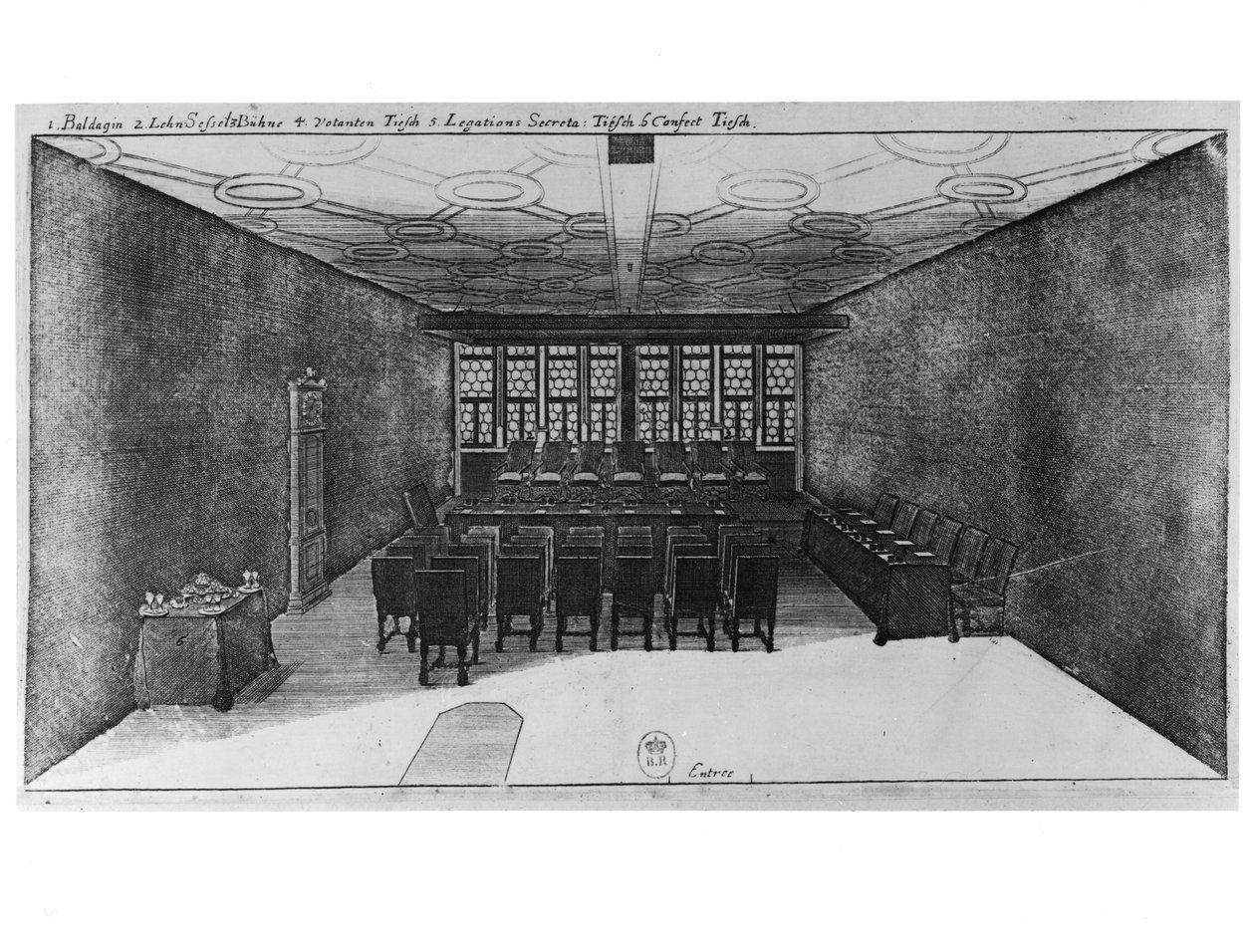 A Romer Hall Frankfurt am Mainban alkotó: German School