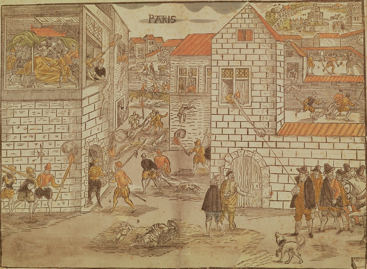 A Szent Bertalan-napi mészárlás alkotó: German School