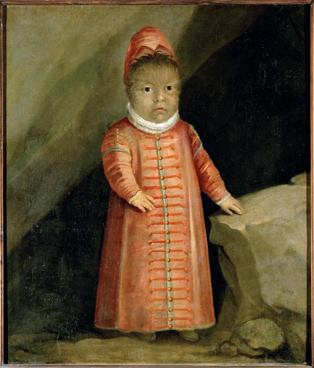Petrus Gonzalvus fiát 1596-ban vizsgáztatták ... alkotó: German School