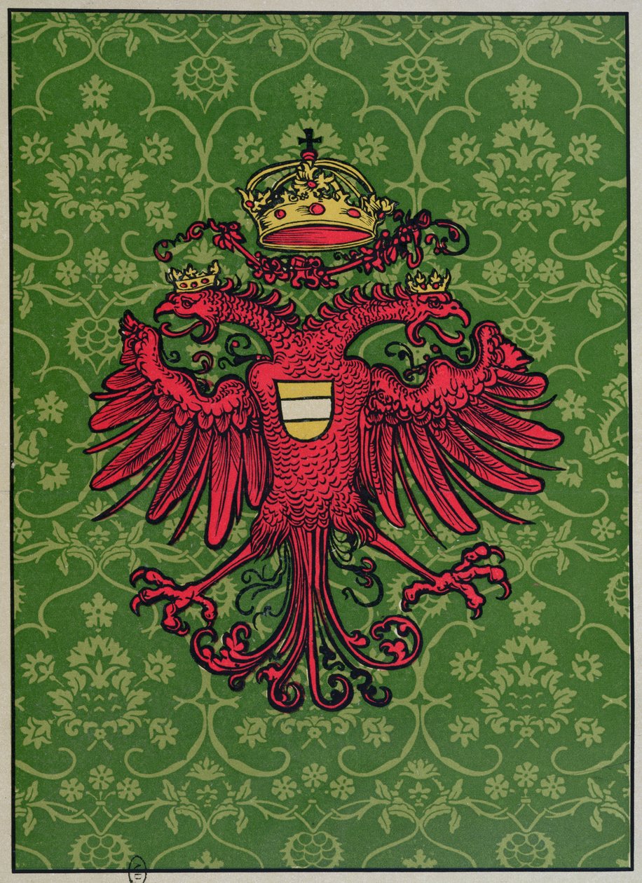 Maximilian I. kétfejű sasa (1459-1519) alkotó: German School