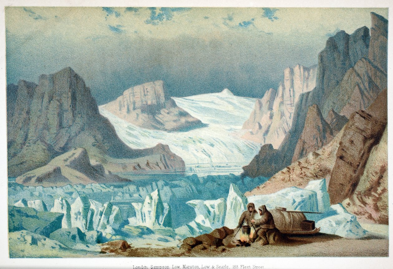 Tirol Fjord, kocsma. London, 1874 (kromolitográfia) alkotó: German School