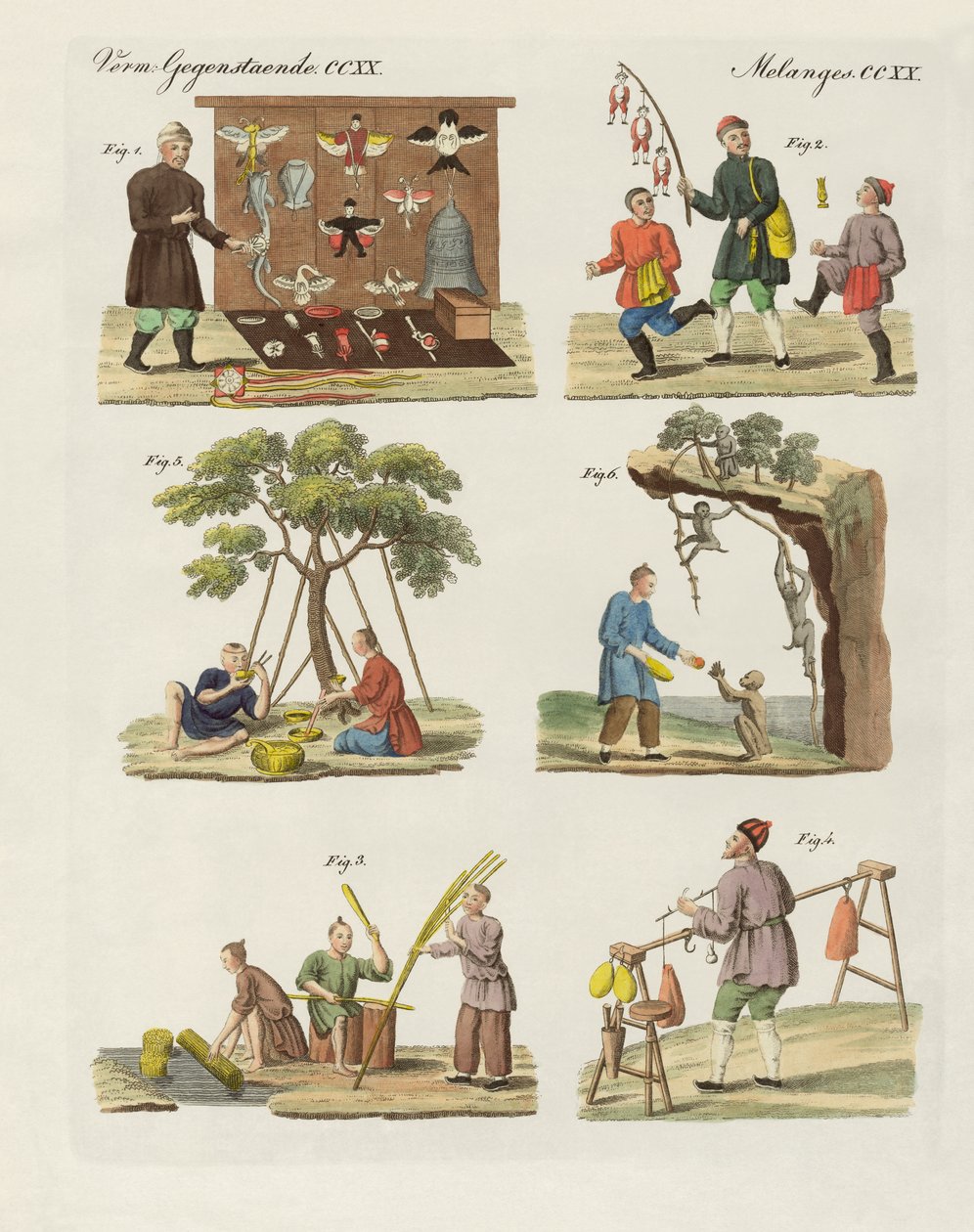 Kereskedelmi, művészeti és kézimunkák Kínában (színes gravírozás) alkotó: German School