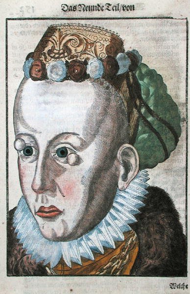 Szembetegség kezelése Georg Bartisch (1535-1636) „Ophthalmodouleia” című művéből, amelyet Drezdában adtak ki 1583-ban (színes fatömbnyomat) alkotó: German School